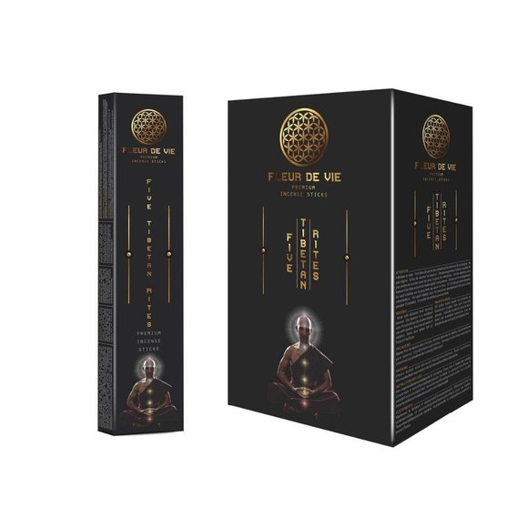 Fleur de Vie Handcrafted Authentic Chic Incense Scents Five Tibetan Rites - Picture 2 of 2